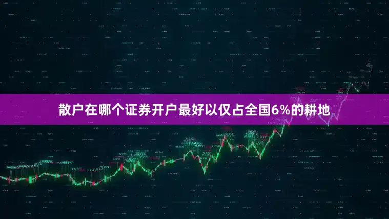 散户在哪个证券开户最好以仅占全国6%的耕地